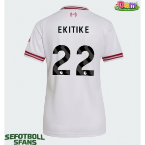 Liverpool Hugo Ekitike #22 Bortatröja Kvinnor 2026-27 Kortärmad